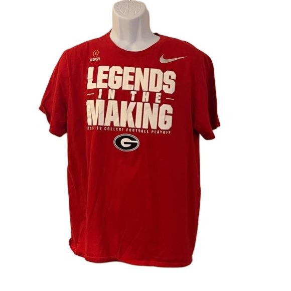 Nike Other - The Nike Tee Georgia Bulldogs Shirt Mens Red Athletic Legends In The Making, XL